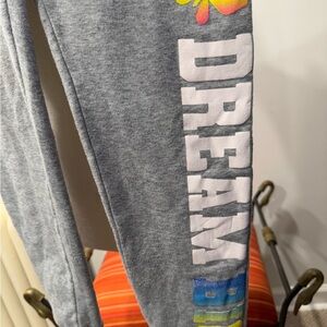 Kids Grey Dream Big Leggings